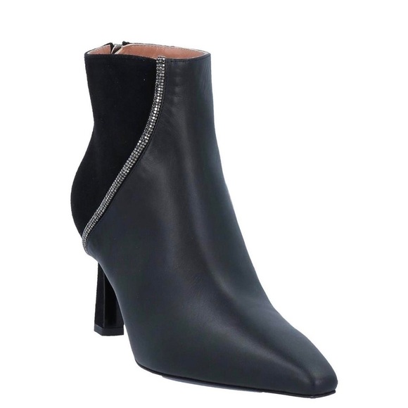 Authentic Brand New Pollini Black Sparkle Ankle Boot - Picture 4 of 6